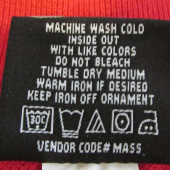 MECCA USA MEN'S SIZE XL POLO SHIRT RED & GRAY STRIPE SHORT SLEEVE - Picture 6 of 7